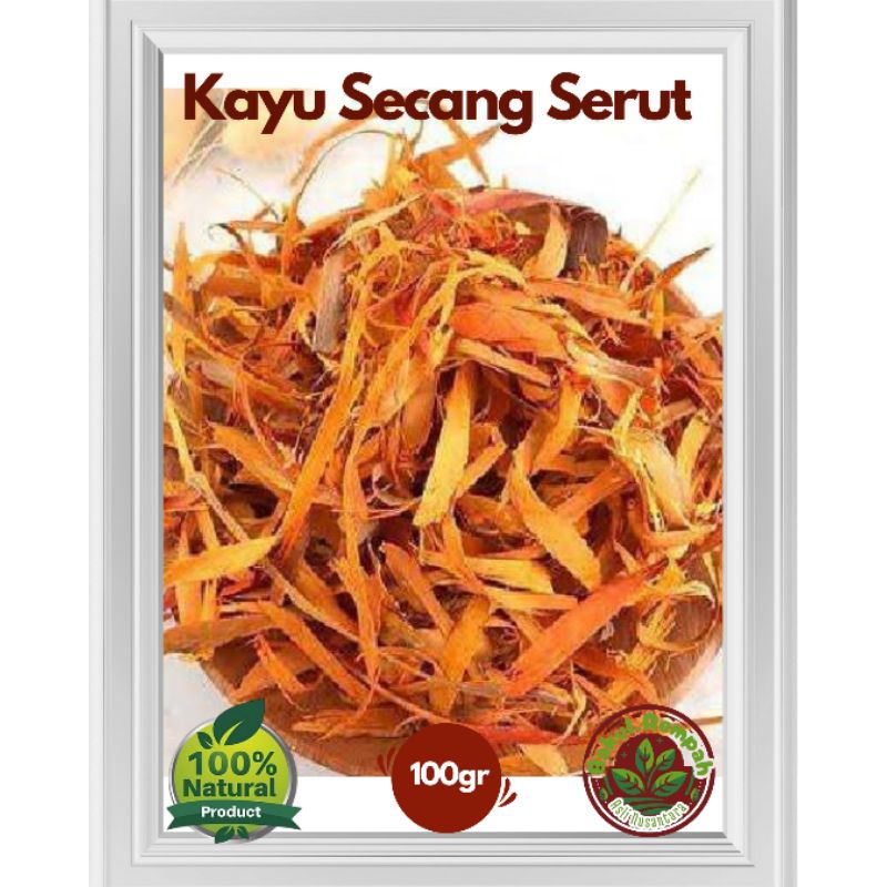 

KAYU SECANG / SAPPAN WOOD SERUT HALUS ASLI (100gr)