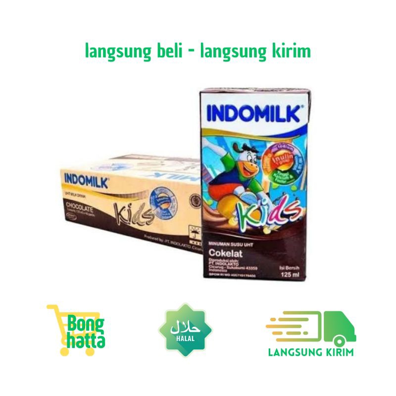 

susu indomilk kotak 115 ml rasa coklat 1 dus