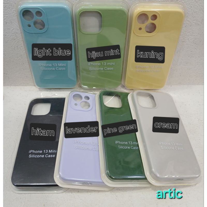 Iphone13 mini|Silicone Case Full.Cover Anti debu.
