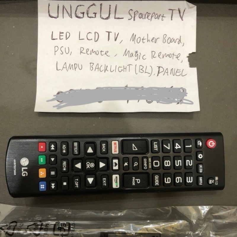 Remote Smart TV LG ORIGINAL - Remote LG - Remote TV - Remote LG Original - Remot TV ori