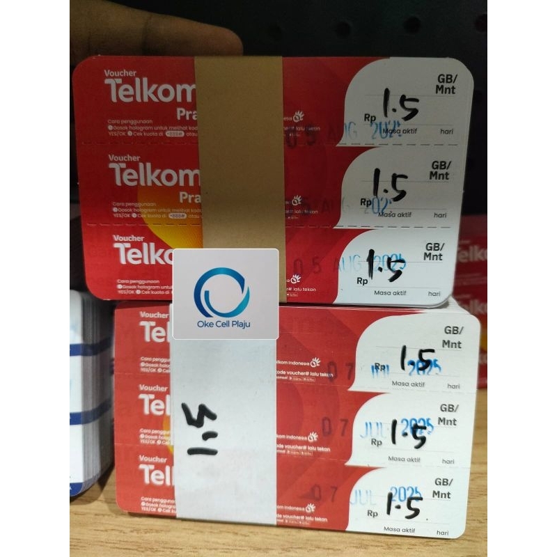 voucher Telkomsel 1.5Gb 3hari