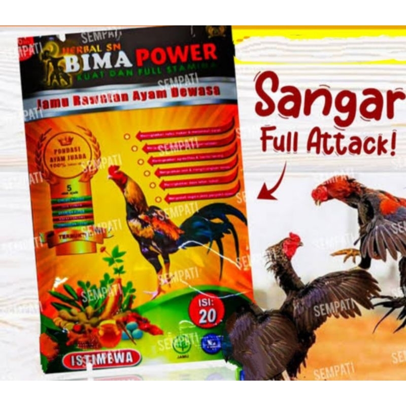 BIMA POWER SN JAMU AYAM JAGO ADUAN SUPER POWER