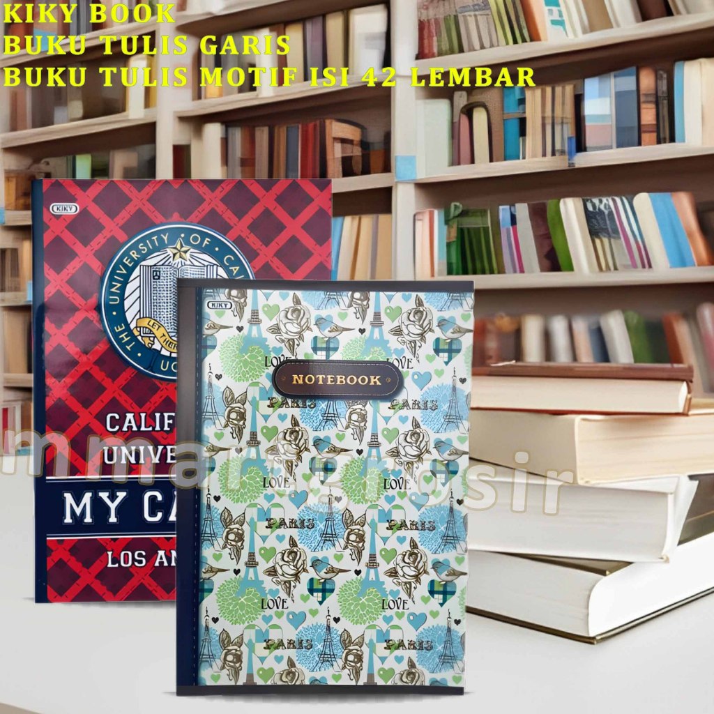 

Kiky Book / Buku Tulis Garis / Buku Tulis Motif Sampul / Isi 42 Lembar