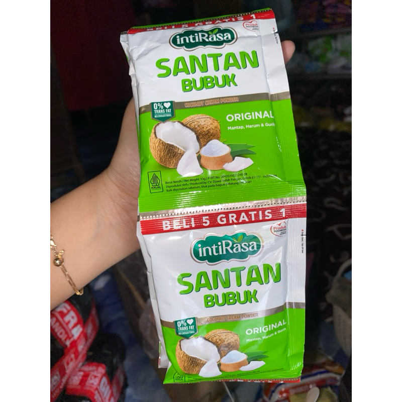 

Santan bubuk 1renteng 10+2pcs (12pcs)