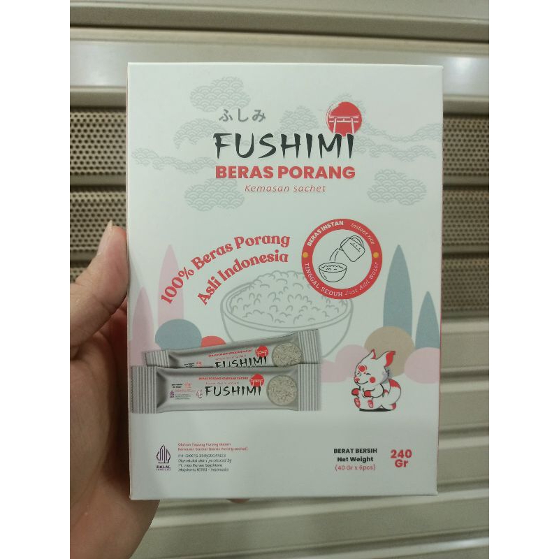 

Beras Porang Fushimi [1 Box Isi 6 Sachet x 40 gram]