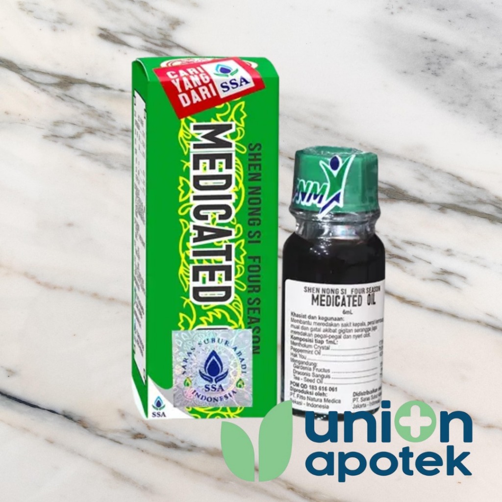 Medicated Oil 12 ML original - HIJAU