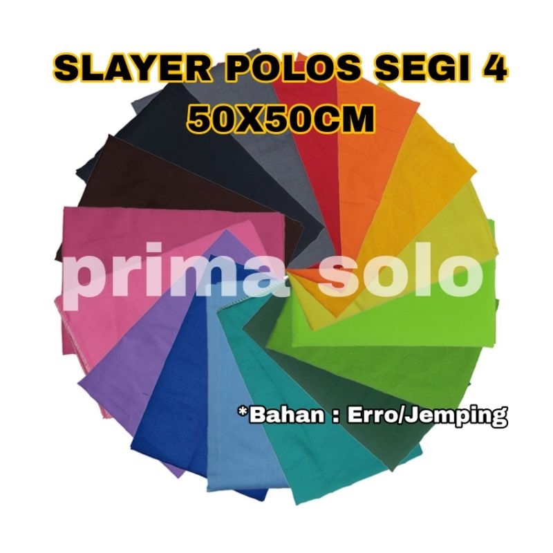 Slayer Polos Segi 4 50x50cm Murah
