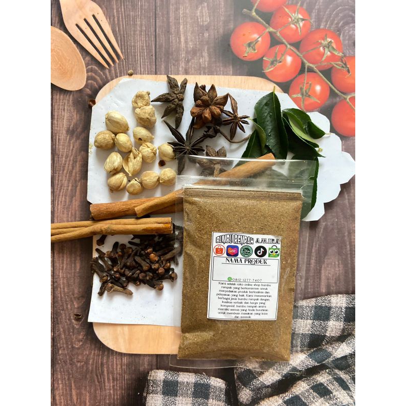

Bumbu Nasi kebuli original Komplit Untul masak 3 liter beras