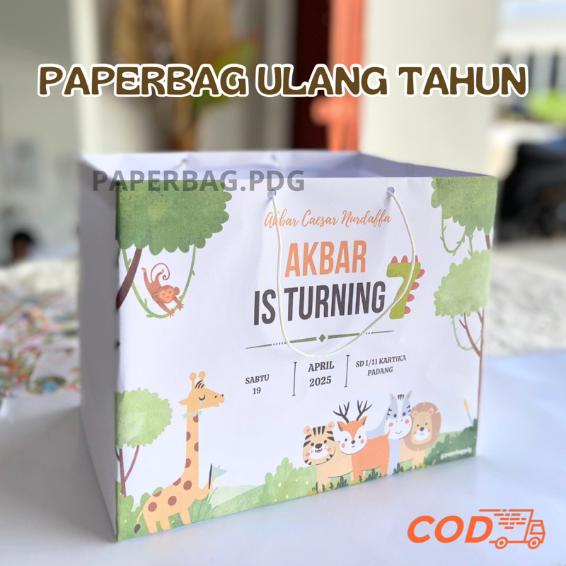

Paperbag Ulang Tahun | Paperbag Aqiqah | Paperbag Custom Design