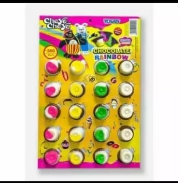 

1 dus Yosan Choyo Choyo Rainbow Cup isi 12 pack,1 pack 20 cup