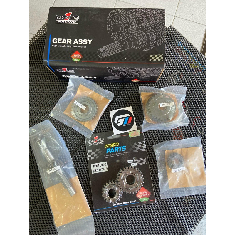 GIGI RASIO FORCE1 F1ZR MOTO 1 GEAR RATIO