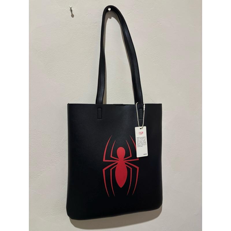 totebag miniso x marvel spiderman