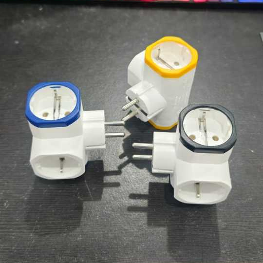 Steker T arde terminal colokan 3 lubang SNI