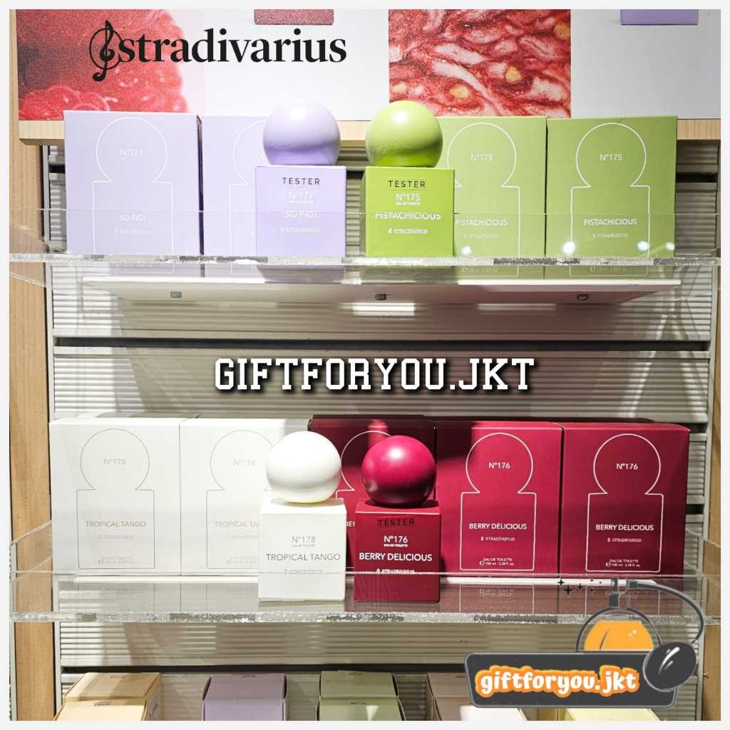 Stradivarius Parfum N 175 176 177 178 Pistachicious Berry Delicious So Fig Tropical Tango EDT Eau de