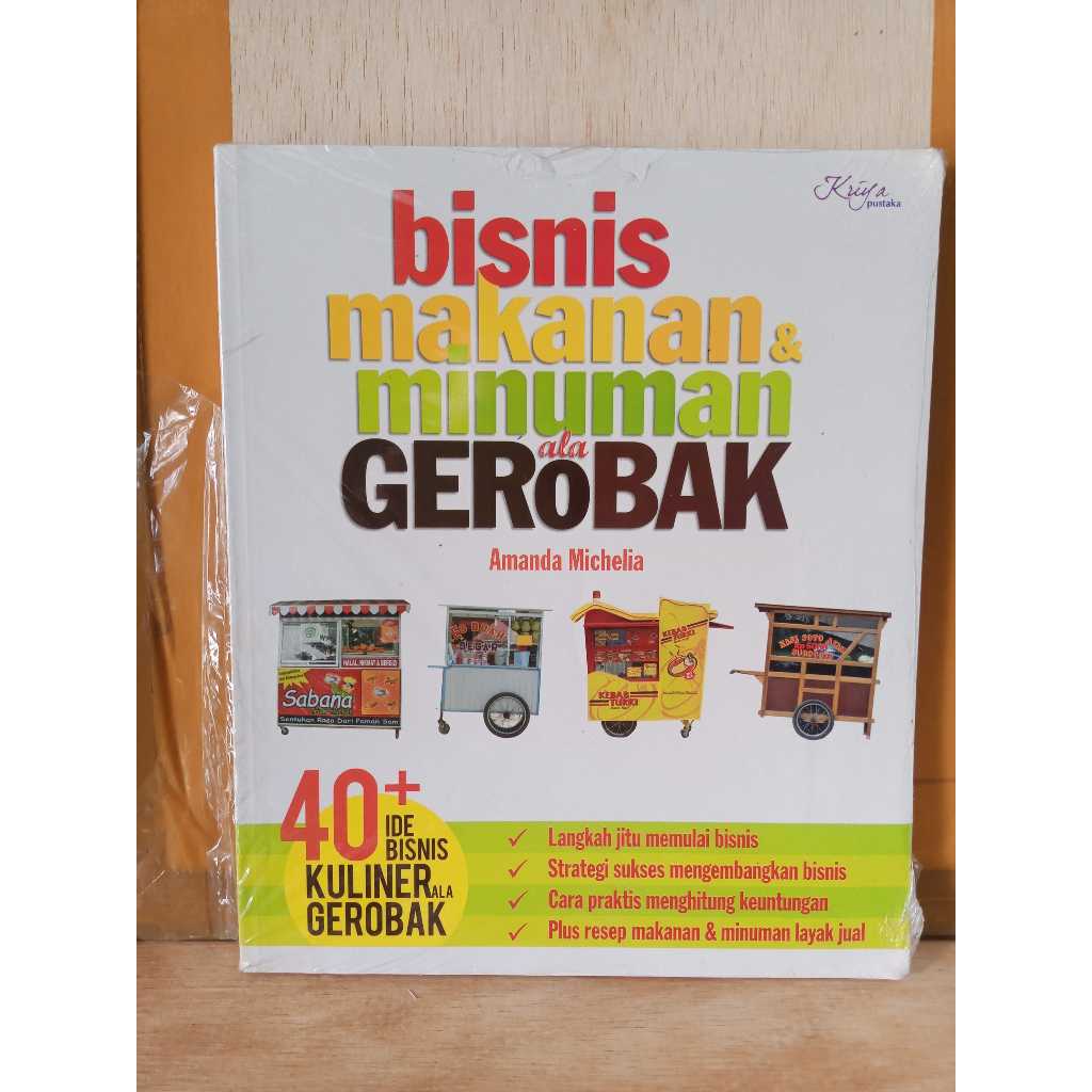 BUKU BISNIS MAKANAN MINUMAN GEROBAK