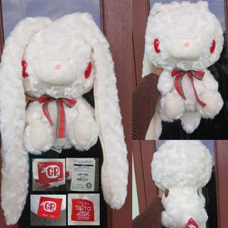 Boneka Gloomy Bunny/Rabbit Bulu Putih White Bulu Halus Lembut New Tag Original Taito GP