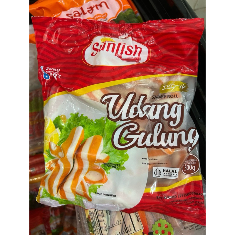 

SUNFISH SHRIMP ROLL 500gr