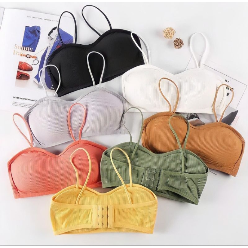 BRA SPORT GYM TANPA KAWAT PENGANCING SPONS LEPAS PASANG