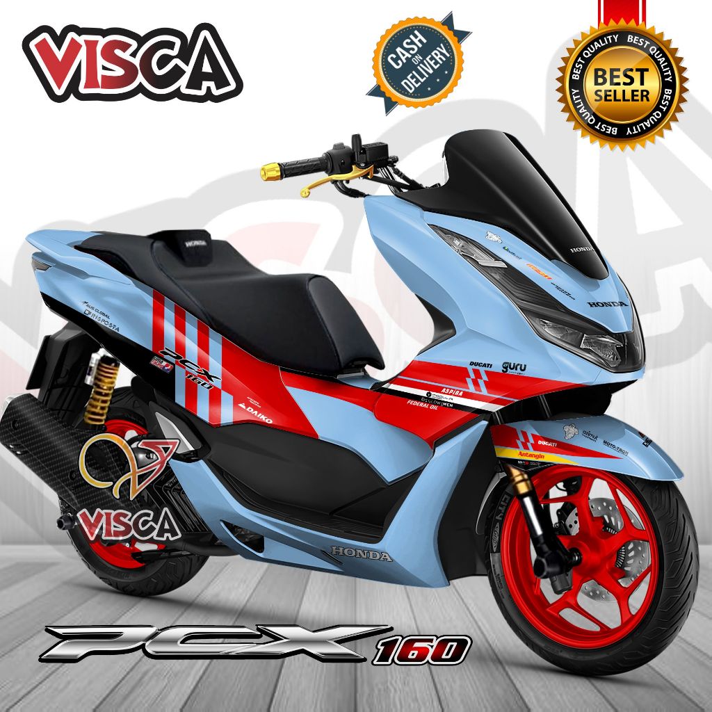 (COD) Decal Pcx 160 Full Body 2021 2022 2023 Stiker Pcx 160 Full Body 2022 Dekal Pcx 160 Full Body 2