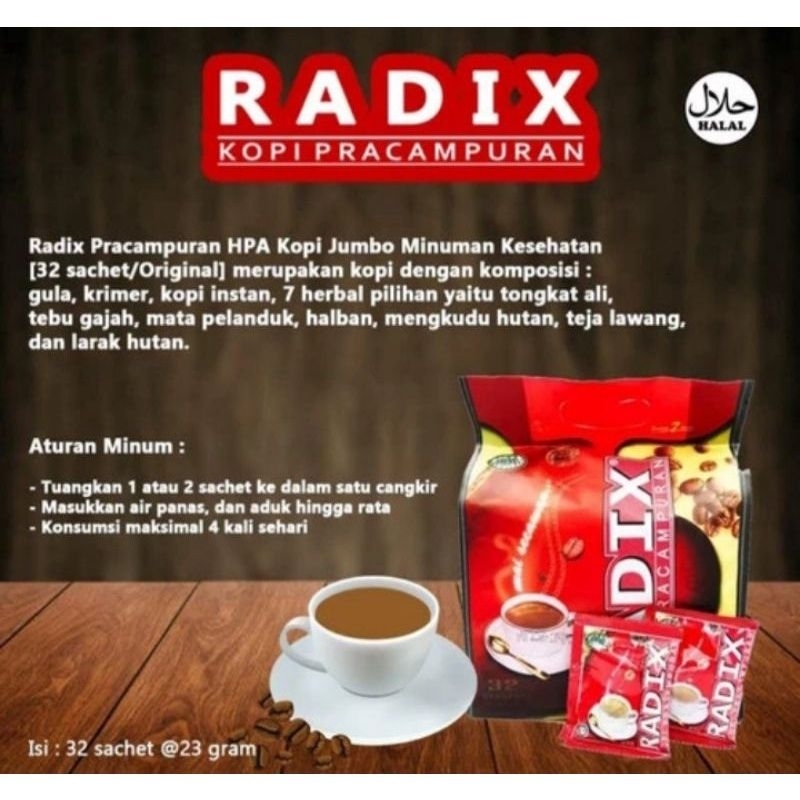 

Kopi Radix Jumbo
