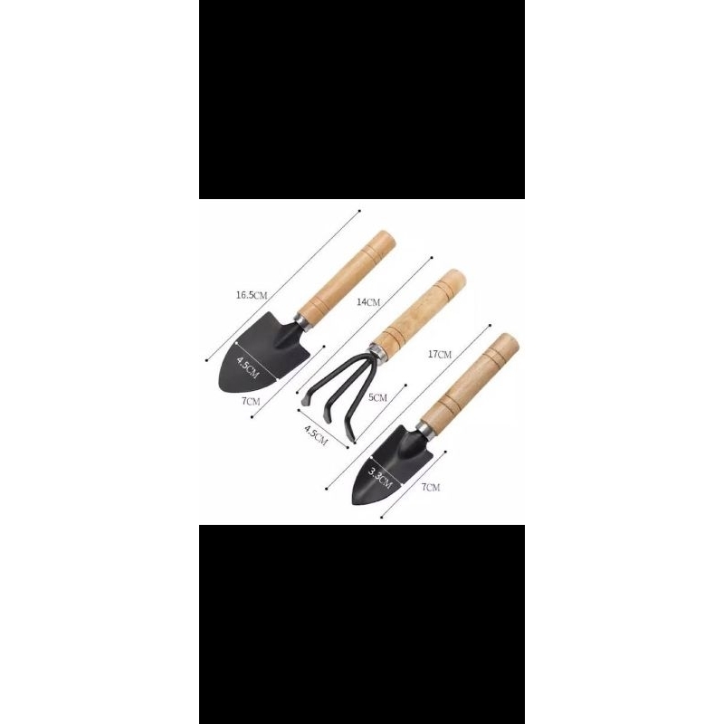 (1set) ALAT BERKEBUN sekop isi 3 ukuran medium sekop tanaman