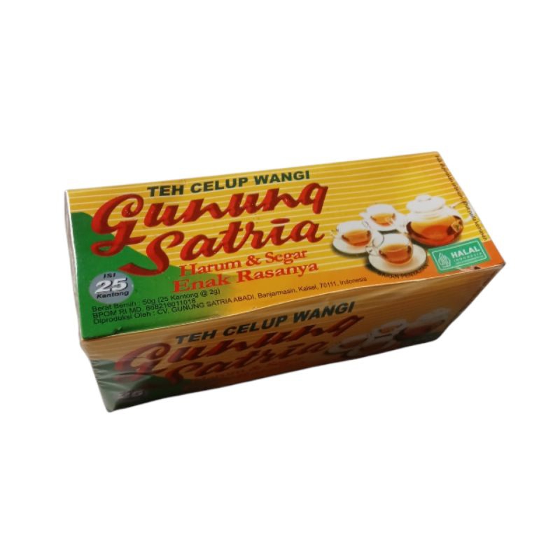

Teh celup gunung satria (isi 25 kantong teh)
