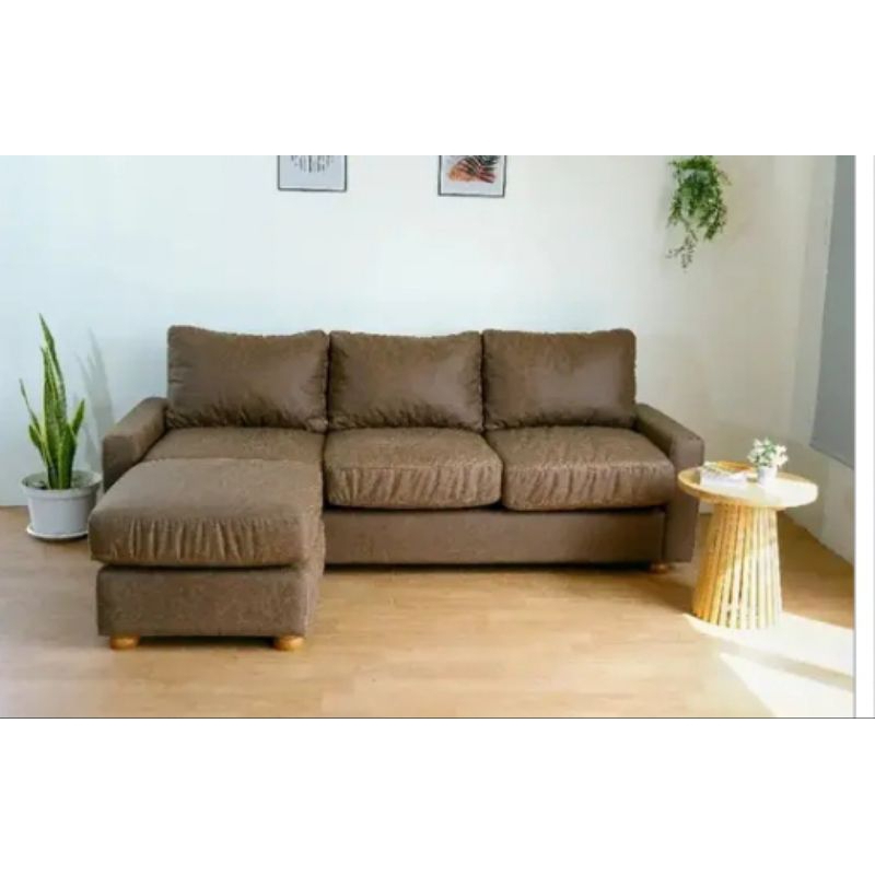 sofa L putus sofa L selonjoran sofa L minimalis sofa termurah di Palembang sofa custom Palembang
