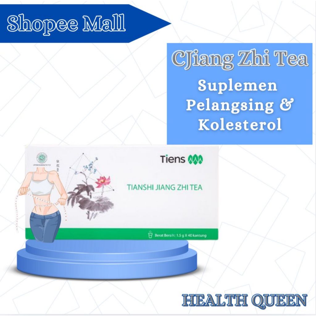 TIENS Jiang Zhi Tea Teh Herbal Cina Pelangsing Badan Detoks Diet