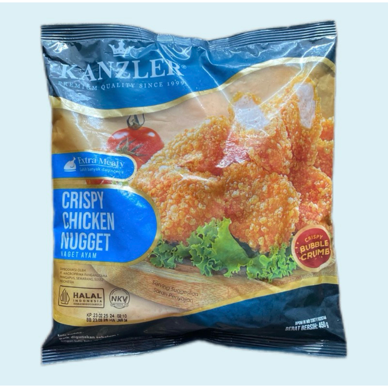 

Kanzler crispy chicken nugget 450gr