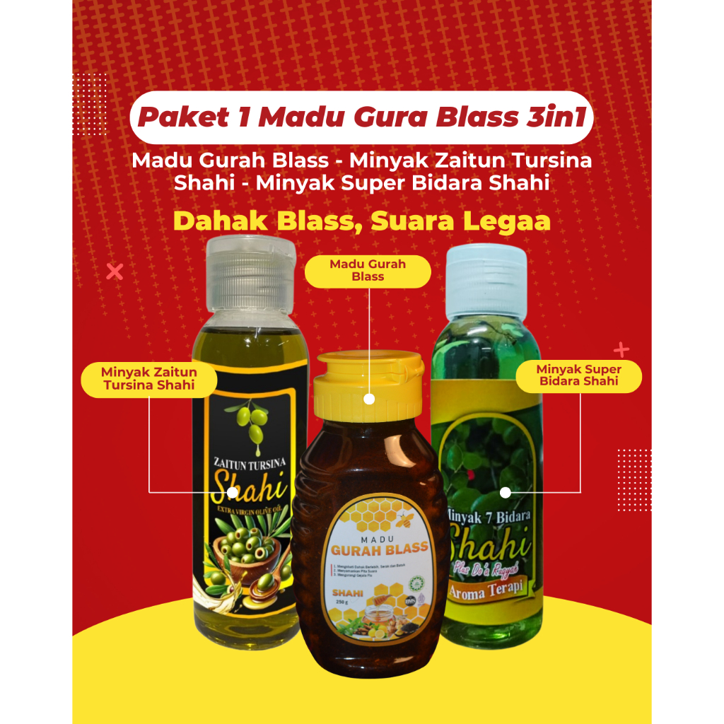 

Madu Gurah Blass Penghancur Dahak 250 Gram
