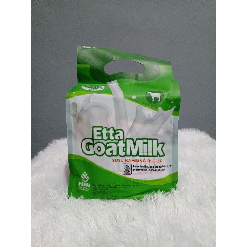 

Etta Goat Milk Susu Kambing HPAI untuk penambah berat badan, asam lambung, diabetes,