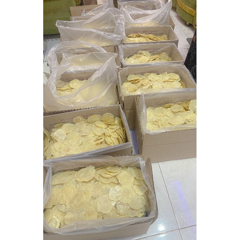 

EMPING MELINJO MENTAH 5 KG SUPER TIPIS PUTIH