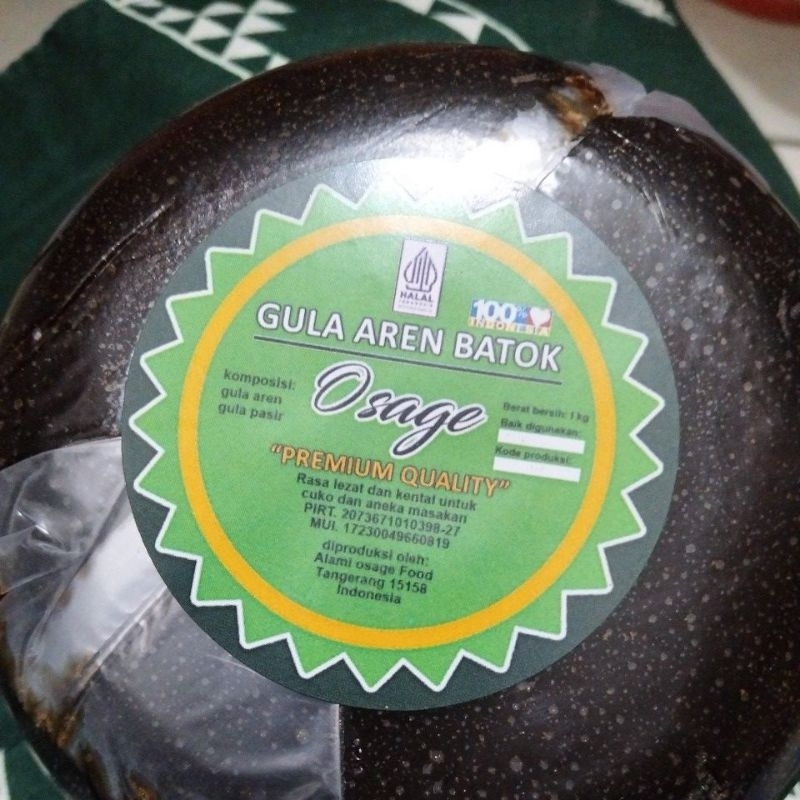 

OSAGE GULA AREN BATOK
