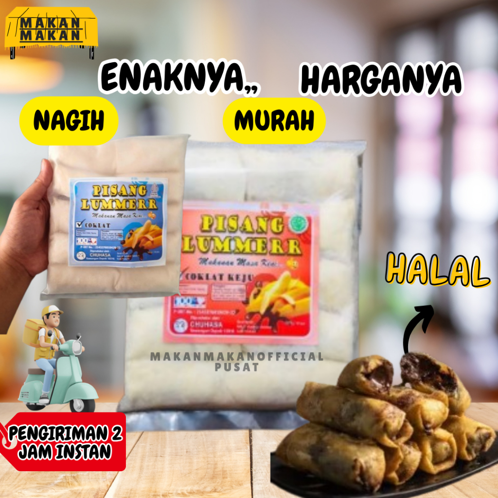 

Piscok Pisang Coklat Lumer isi 10 CHUHASA