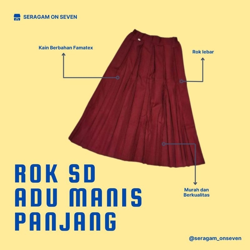 Rok Adu Manis SD Panjang Perempuan