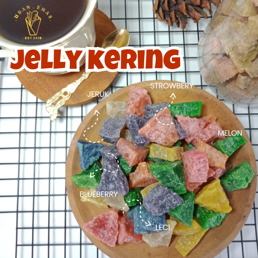 

JELI KERING BY UDAN EMAS I CRYSTAL CANDY I JELI OVEN I JELI KERING JADUL