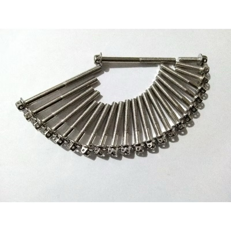 BAUT BLOK MESIN TIGER PROBOLT CHROME ORIGINAL THAILAND BAUT BLOK MESIN PROBOLT TIGER