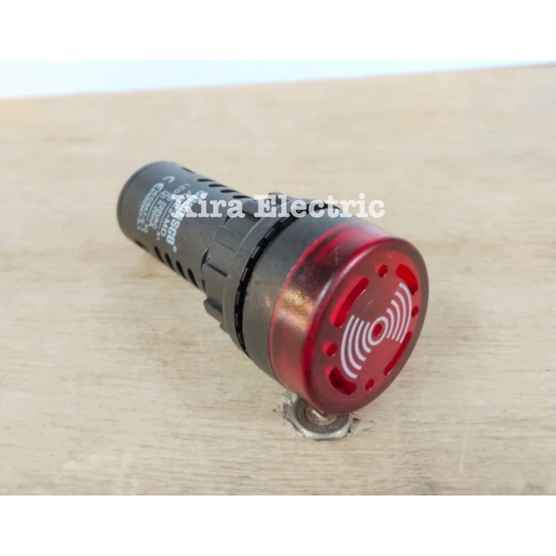 Pilot Lamp LED Buzzer Alarm Flash Shemsco AD-22MD - 24VDC