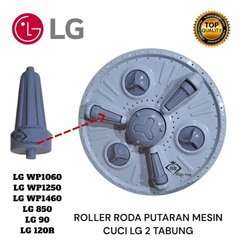 ROLLER PULSATOR MESIN CUCI LG 2 TABUNG | ROLLER LG 2 TABUNG WP1060 WP1250 WP1460  WP850 WP90 WP120R