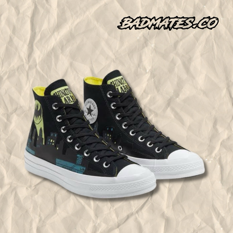 Converse x Batman x Chinatownmarket Chuck Taylor 70s Hi Black Original Resmi PT MAP