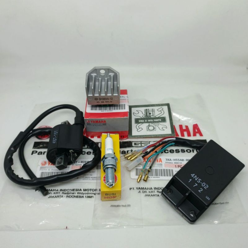 PAKET 4ITEM 3XA CDI KIPROK KOIL BUSI YAMAHA FIZR FORCE ONE SIGMA ALFA ORI