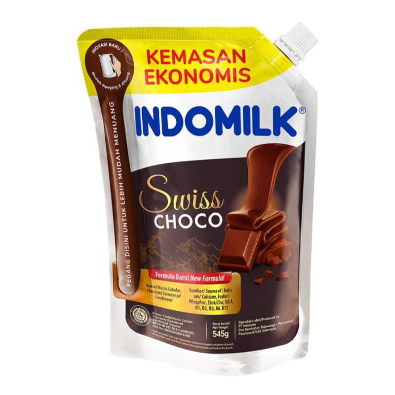 

INDOMILK Krimer Kental Manis Swiss Choco Pouch 545 g