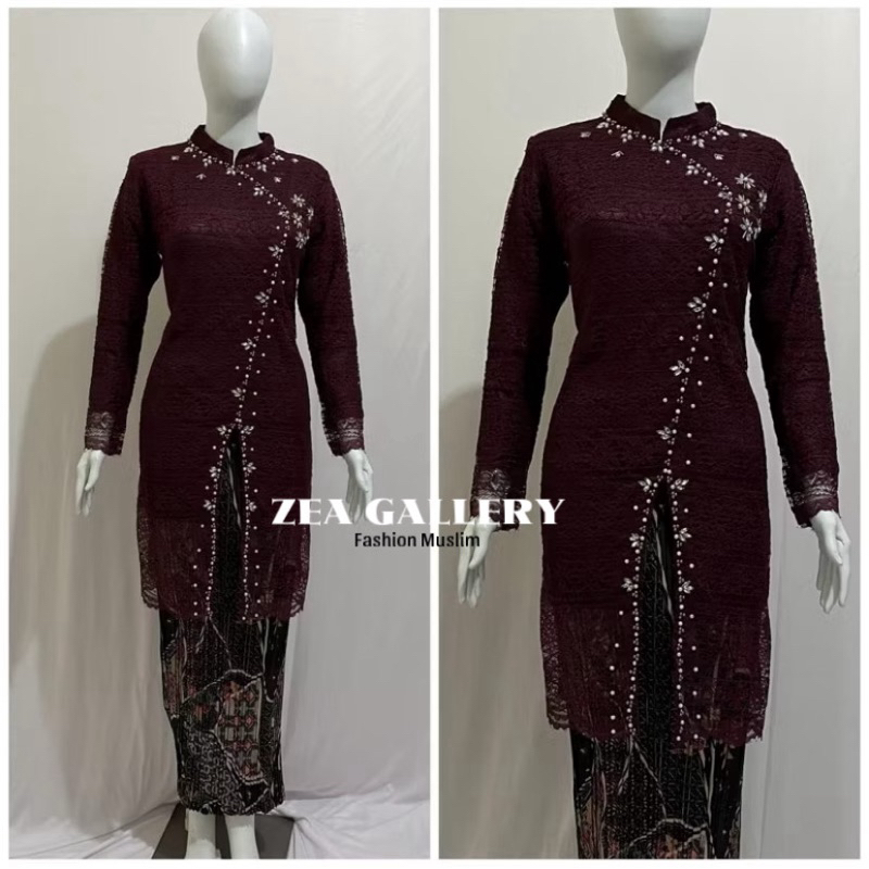 Kebaya Modern Kebaya Wisuda Wanita Terlaris Kekinian Bahan Brokat Bisa Seragaman Kebaya Pesta
