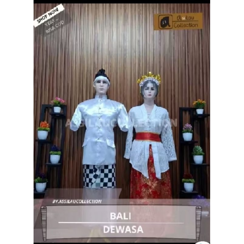 pakaian adat BALI dewasa/satuan pria/wanita