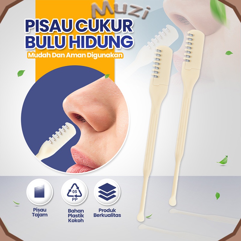 Alat pemotong bulu hidung kepala ganda, pembersih manual, pemangkas bulu hidung, alat cukur bulu hid