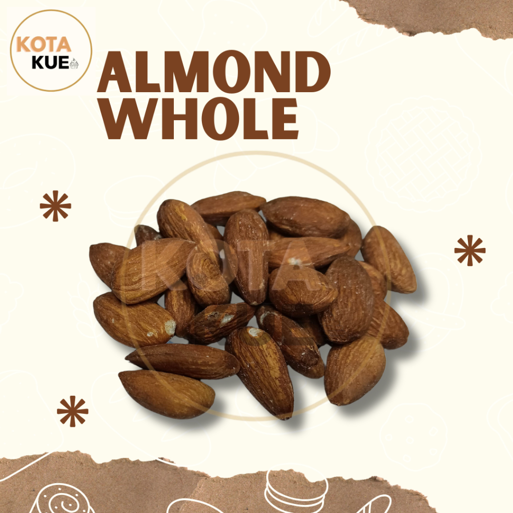 

Almond Utuh Raw Blue Diamond 500gr