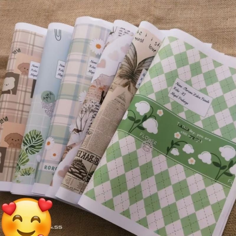 

Sampul Buku Aesthetic Part 4 Custom Name
