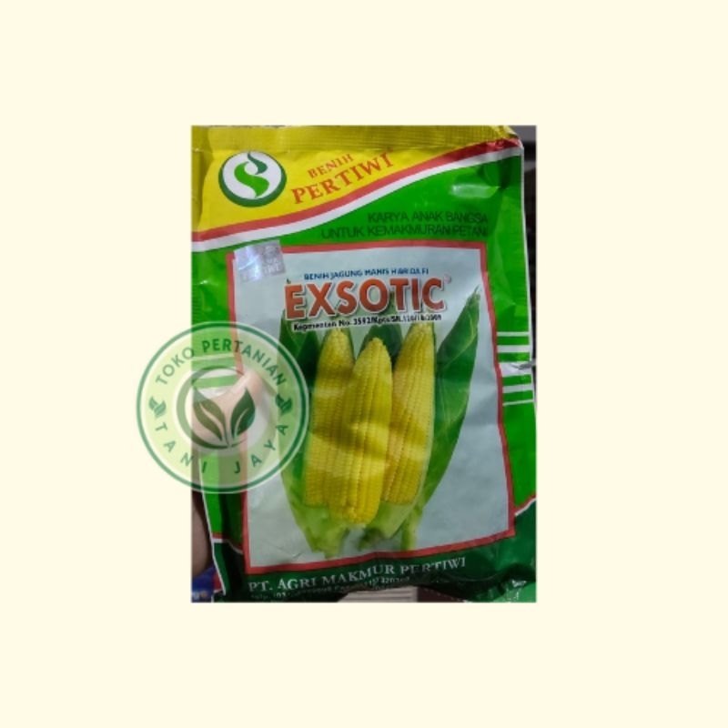 Benih Bibit Jagung Manis EXOTIC Cap Pertiwi