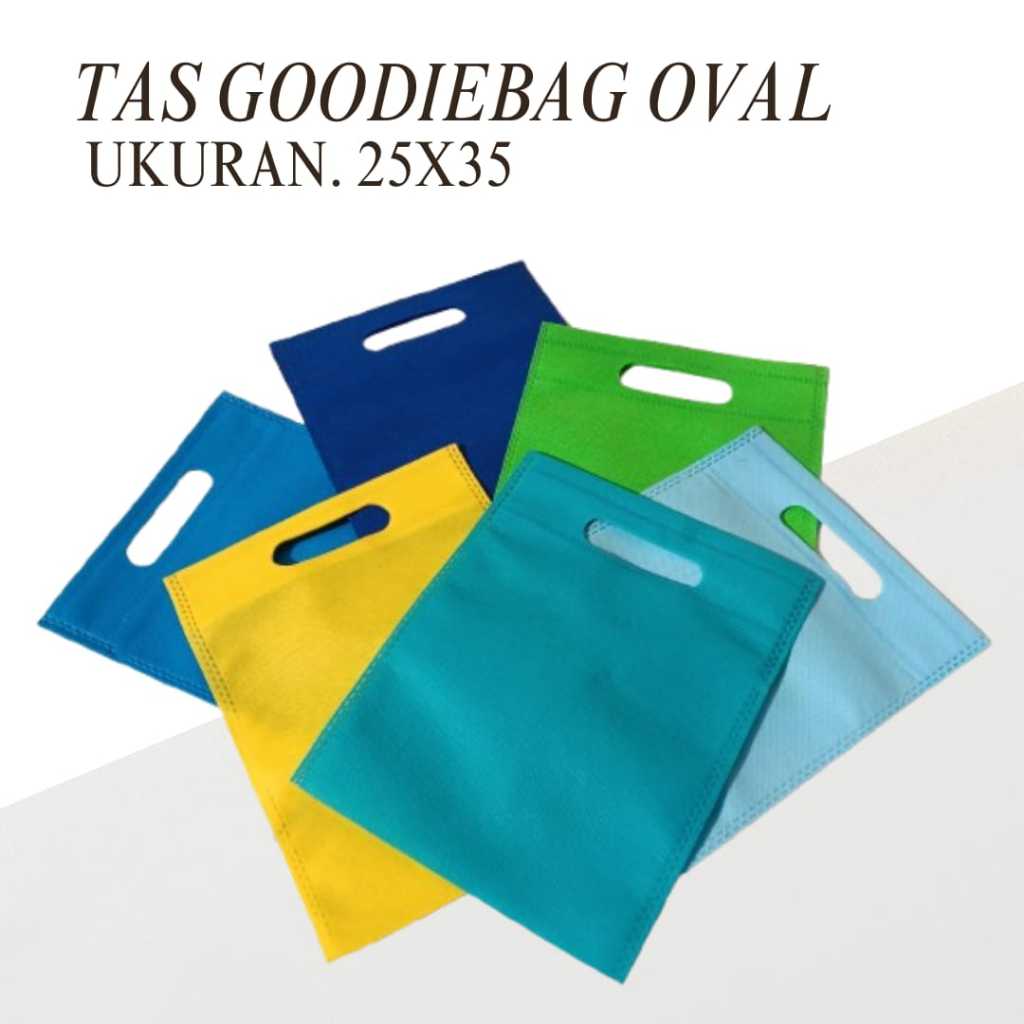 

Tas Goodie Bag Oval 25x35 PERLUSIN ( isi 12pcs )