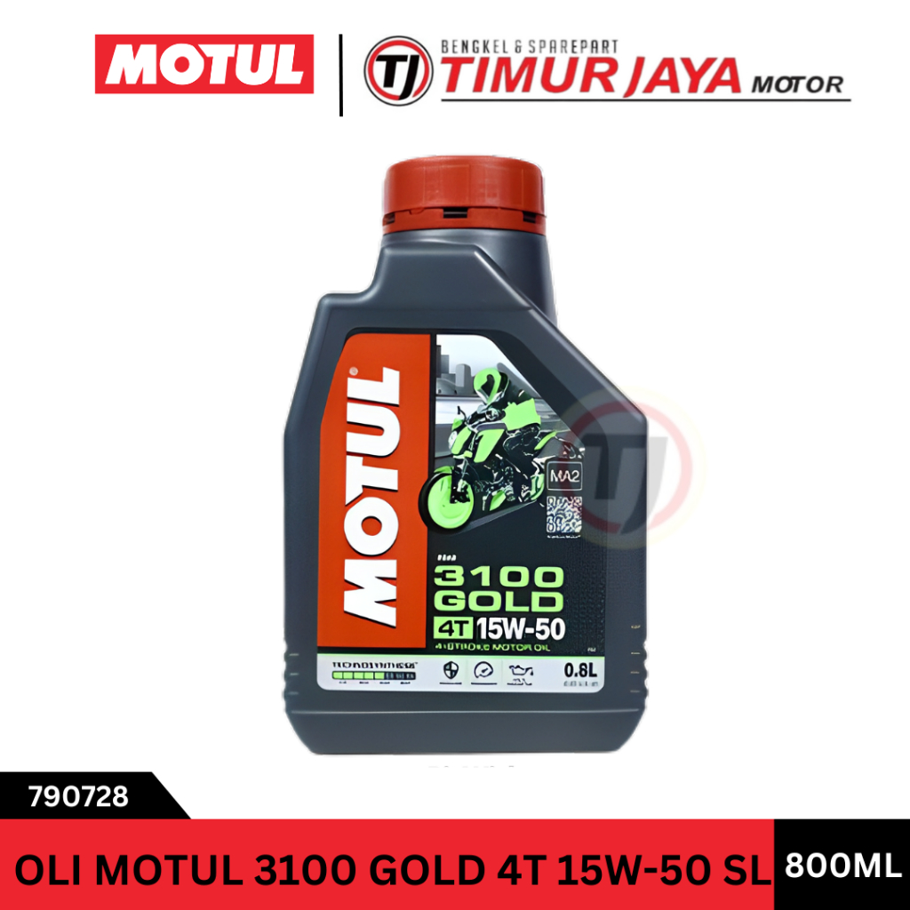 OLI MOTUL 3100 GOLD 15W50 4T SL 0 . 8L 800ML Kd 790728